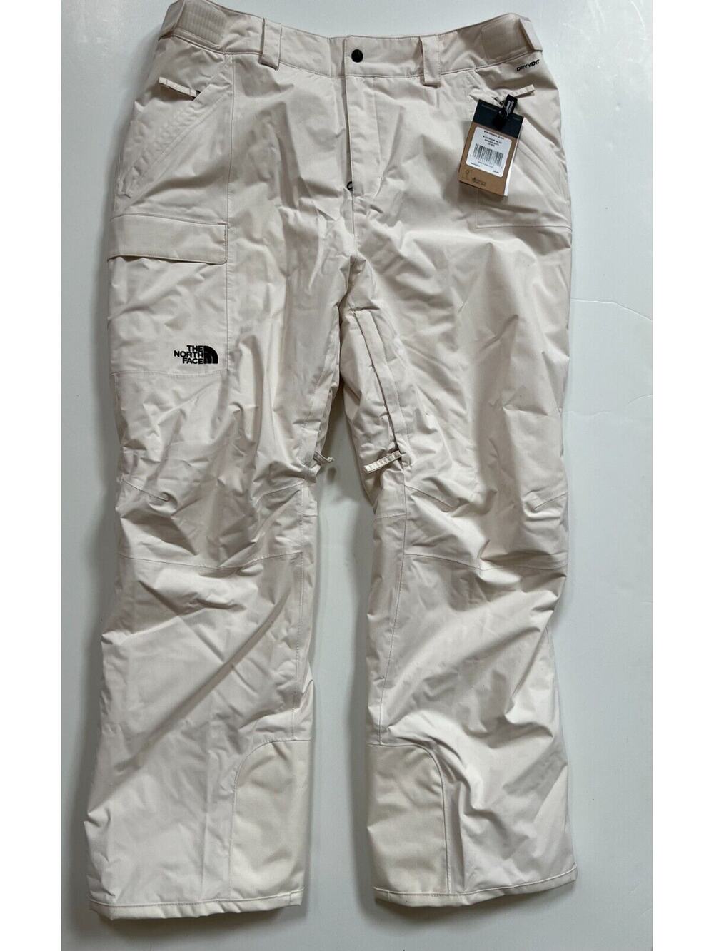 The North Face Women's Freedom Insulated Gardenia White Ski Pants Size 1X